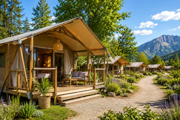 Campinghotel und Ferienanlage für die Anreise mit dem eigenen Auto