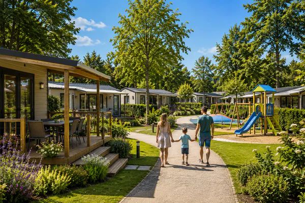 Ferienpark mit Ferienhäusern für Familien und Eigenanreise