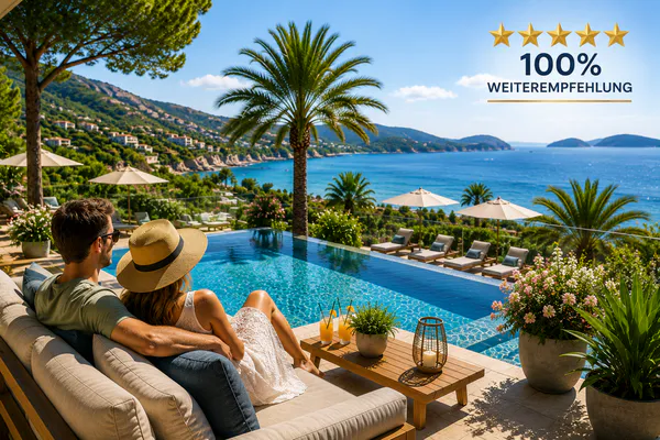 Sehr gut bewertetes Hotel mit 100 Prozent Weiterempfehlung
